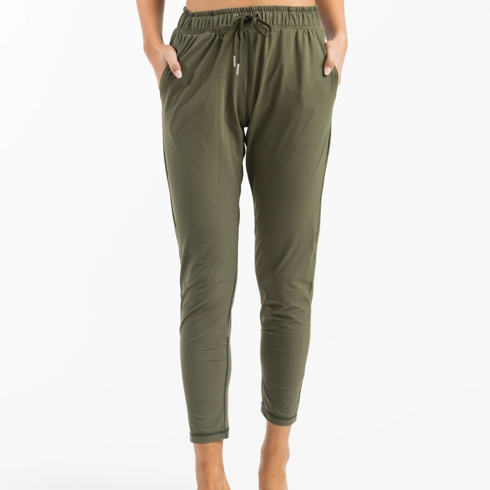 Olive Green Women's Jogger Pants
